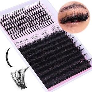 Lash Clusters 100D Long 12-20Mm Lash Spikes Eyelash Clusters Volume Individual